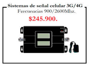 Sistema de señal celular 3G/4G