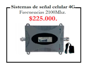 Sistema de señal celular 4G