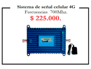 Sistema de señal celular 4G