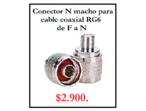 Conector N macho
