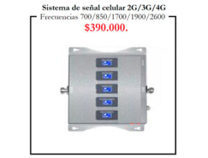 Sistema de señal celular 2G/3G/4G
