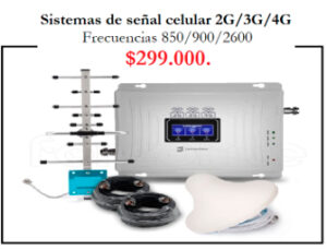 Sistema de señal celular 2G/3G/4G
