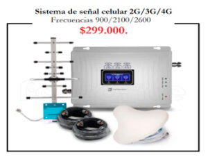 Sistema de señal celular 2G/3G/4G