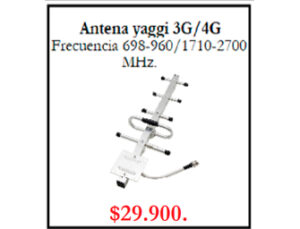 Antena yaggi 3G/4G
